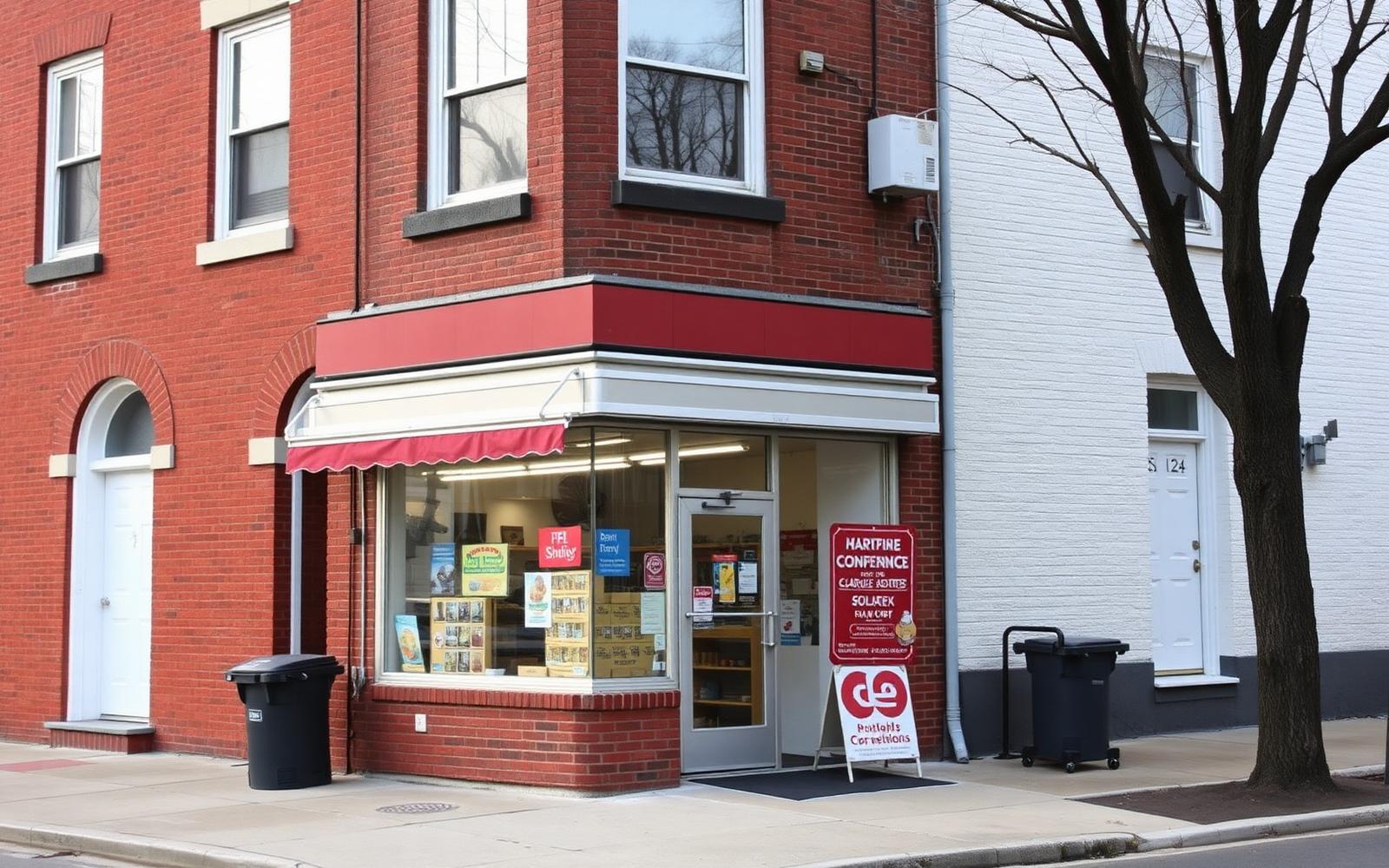 Dickinson Corner Store exterior in South Philadelphia
